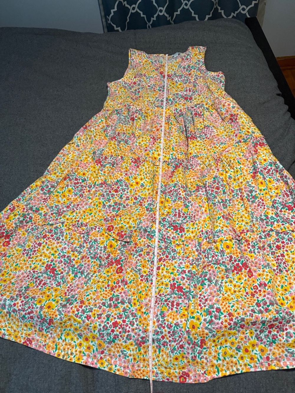 J. Crew floral dress, EUC, 8 - Picture 7 of 8